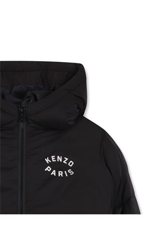 giubbotto in poliestere nero KENZO KIDS | K61461095
